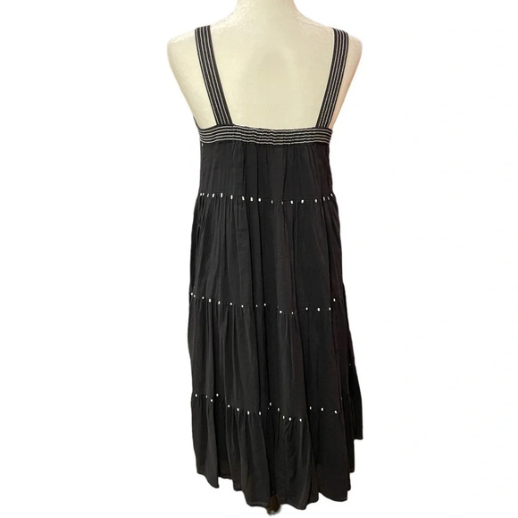 Old Navy (Summer 2020) Black Pleated Sun Dress Women's Small - Picture 5 of 7